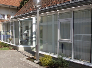 Eingangsbereich der Stadtbibliothek Deutschlandsberg